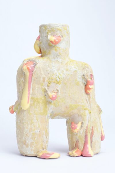 Vaso Amarelo e Laranja - Série Chaos