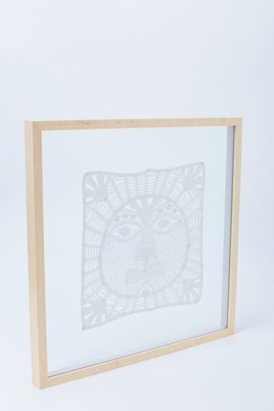 Quadro Mural Mimoso Face Redonda + Moldura 40x40cm