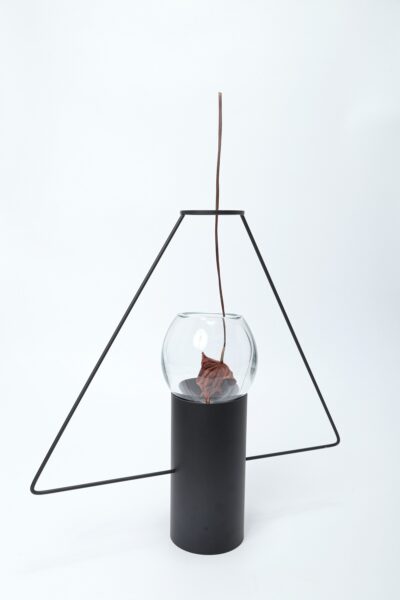 Vaso Geo Triângulo - Preto