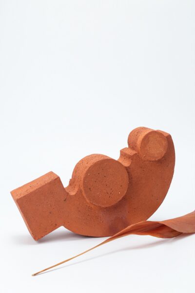 Escultura Pássaro em Cerâmica