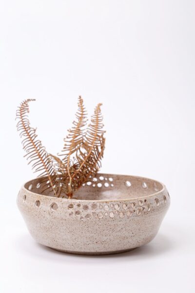 Bowl Furinhos Circulares - Tabaco e Offwhite