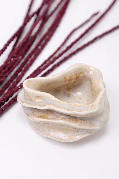 Escultura Mini Concha Bege