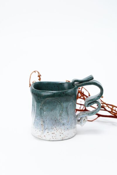 Caneca Transborda Amassada - Verde