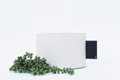 Vaso Tag N1 Baixo - Branco e Preto