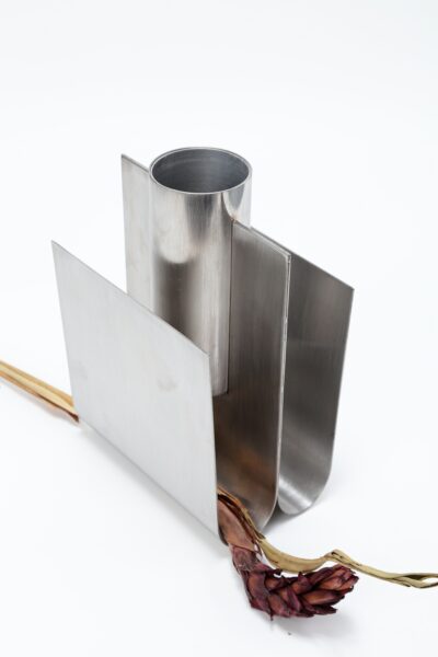 Vaso Ramalhete N4 Baixo - Inox