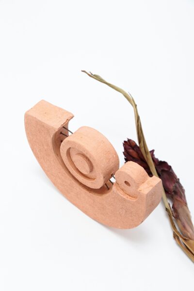 Escultura Pássaro Mini - Terracota Claro