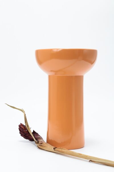 Vaso de Cerâmica G - Laranja