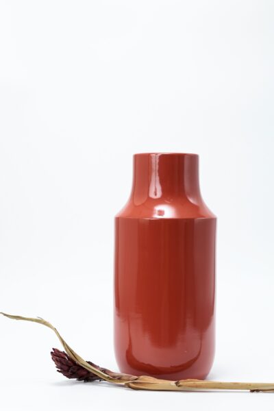Vaso em Cerâmica G - Vermelho