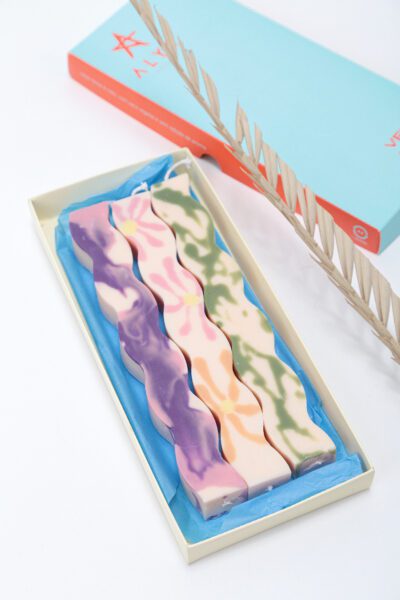 Kit Velas Onduladas Jardim