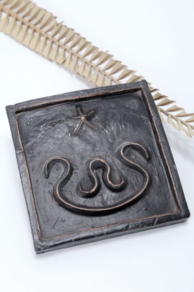 Escultura Geologia do Mistério Parede - Quadrado Curvas e Estrela